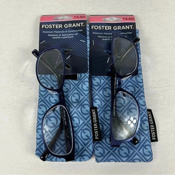 NEW Foster Grant reading multi focus glasses +2.50 - Picture 1 of 13